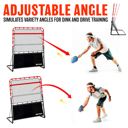 4FT PICKLEBALL REBOUNDER (For 4.0+ Players, Portable Design)