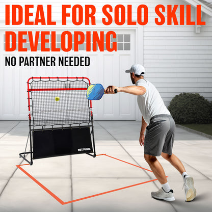 4FT PICKLEBALL REBOUNDER (For 4.0+ Players, Portable Design)